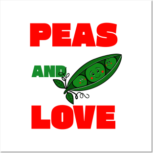 Peas And Love Posters and Art